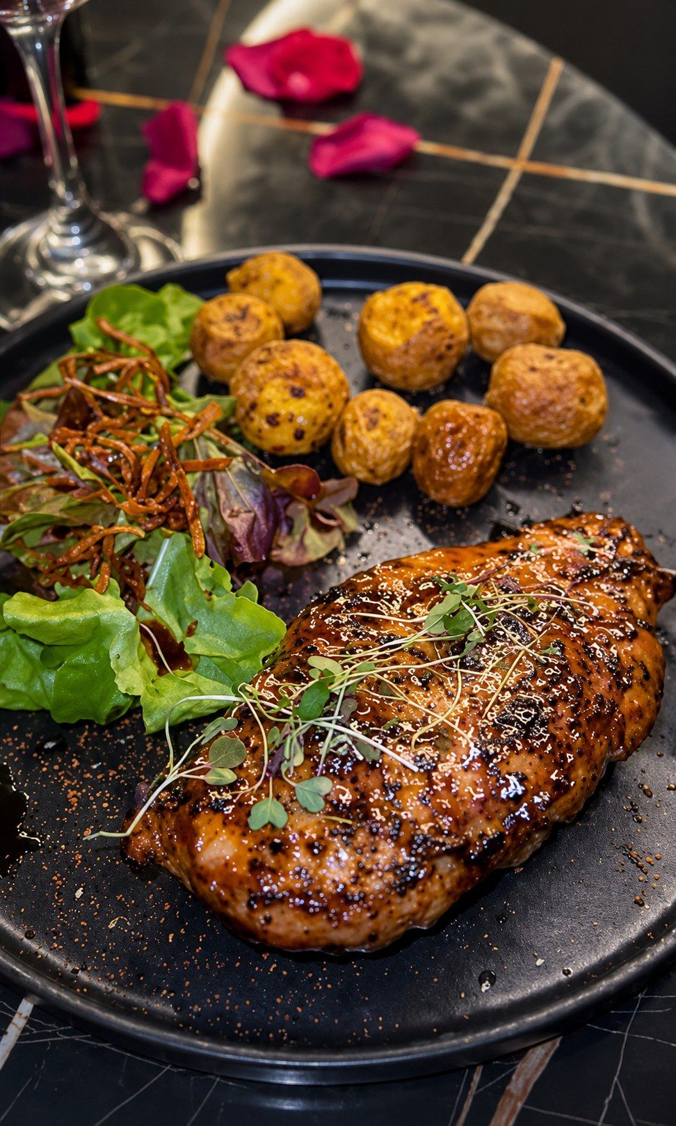 Pollo Teriyaki, fuertes de Almonte Restobar